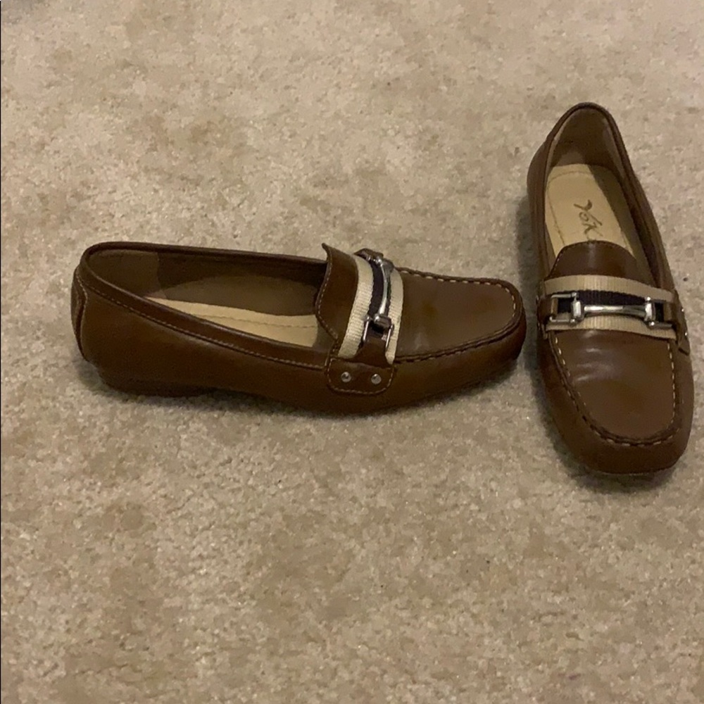 Leather loafers